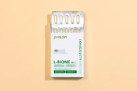 ProLon L-Biome intestinal health supplement with probiotics, prebiotics, and DHA capsules